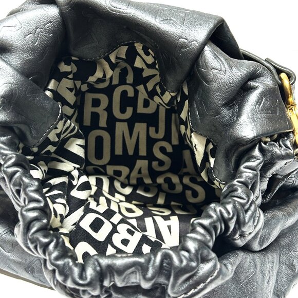 Marc Jacobs large leather fold-over shoulder bag - Picture 8 of 9